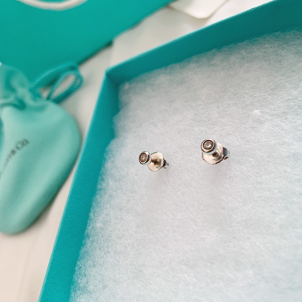 Tiffany & Co. Round Diamond Earrings - Picture 7 of 10